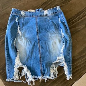 JEAN SKIRT AMERICAN BAZI